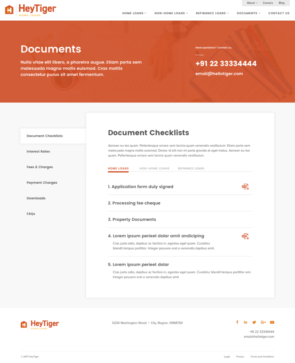 HeyTiger visual design