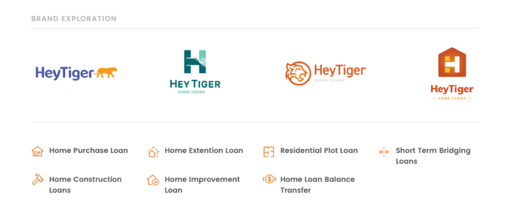 HeyTiger website design