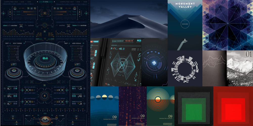 SCI visual inspiration moodboard